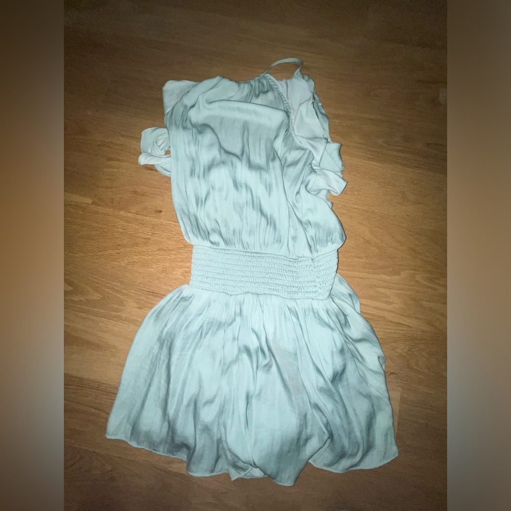 Girls turquoise halter dress